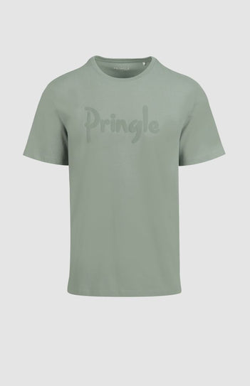 Richard Raised Print T-Shirt in Sage