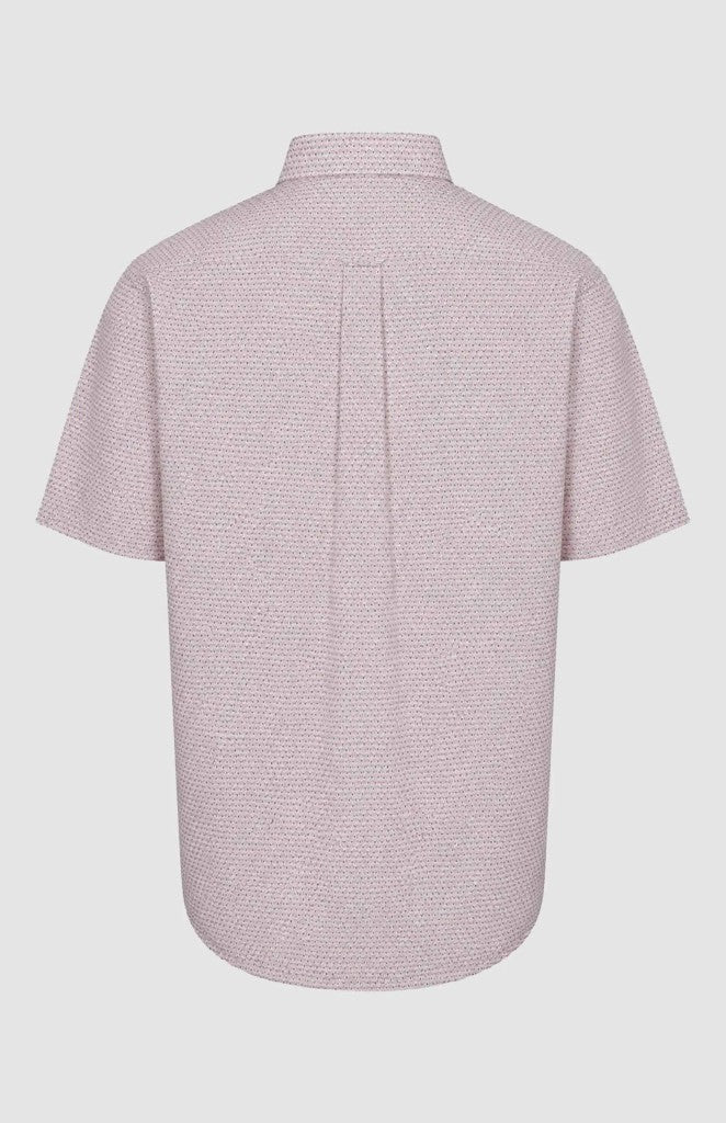 Sam Printed Classic SS Shirt in Pink