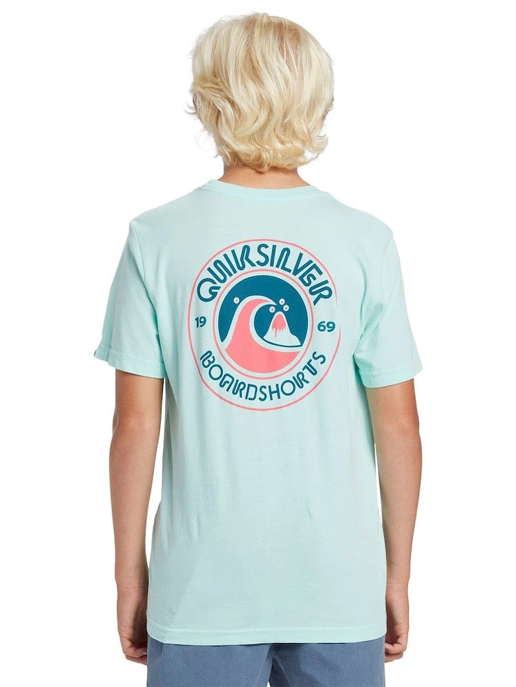 Bubble Action T-Shirt in Beach Glass Blue