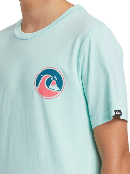 Bubble Action T-Shirt in Beach Glass Blue