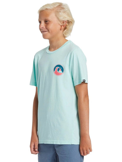 Bubble Action T-Shirt in Beach Glass Blue