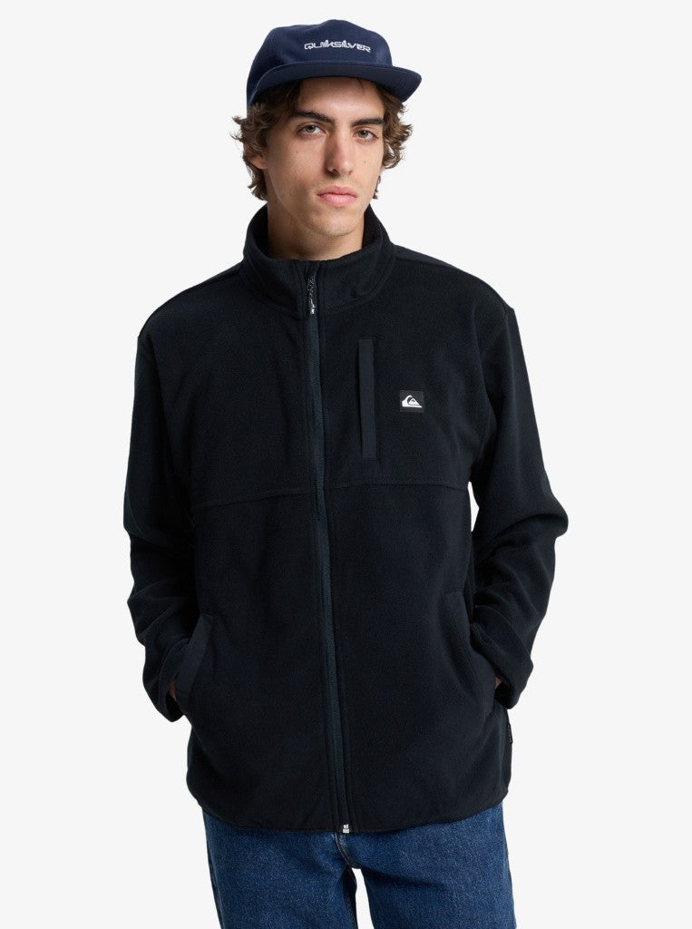 No Destination HS Fleece Top in Black