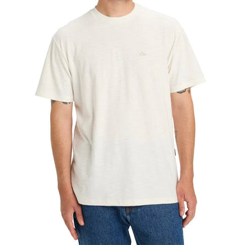 Slub Roundneck SS Tee in Snow White