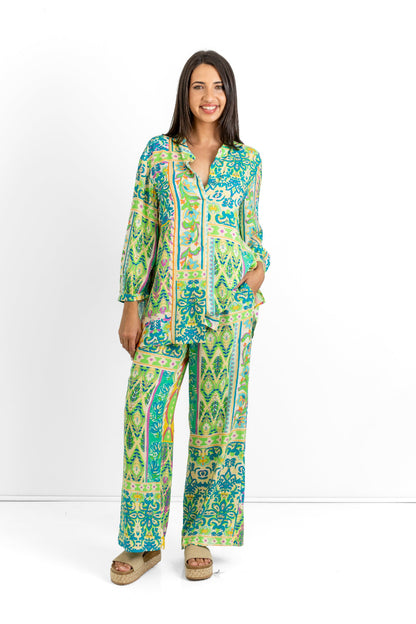 Kim Wide Leg Pants in Jaipur Dreams