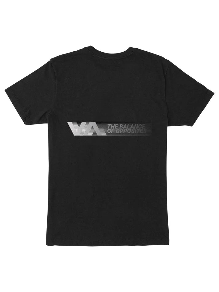 Big RVCA Speed SS Tee in Black
