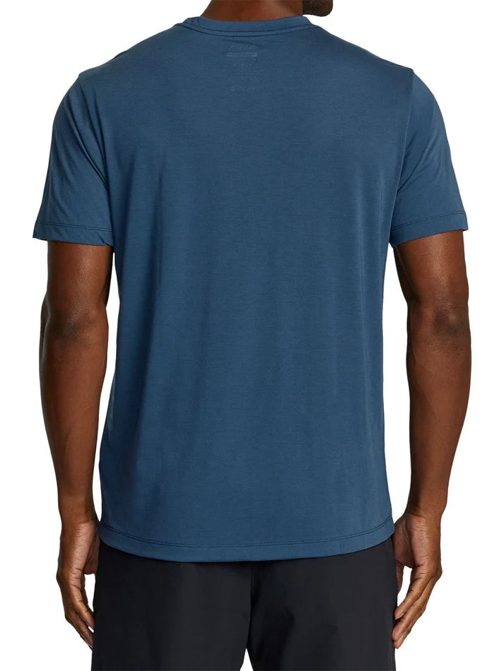 Small RVCA Essentials SS Tee in Petrol Blue