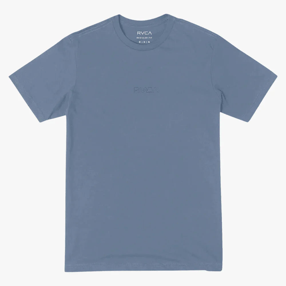 Small RVCA SS Tee in Vintage Navy