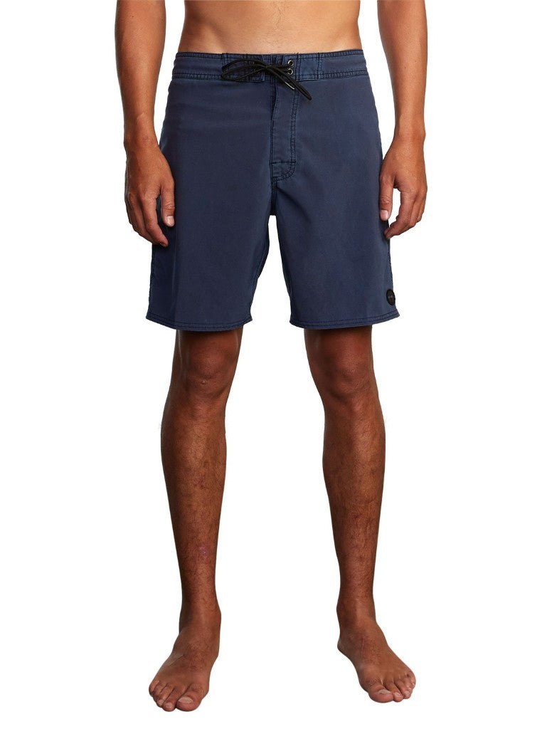 Stretch Trunk 18" Boardshorts in Moody Blue