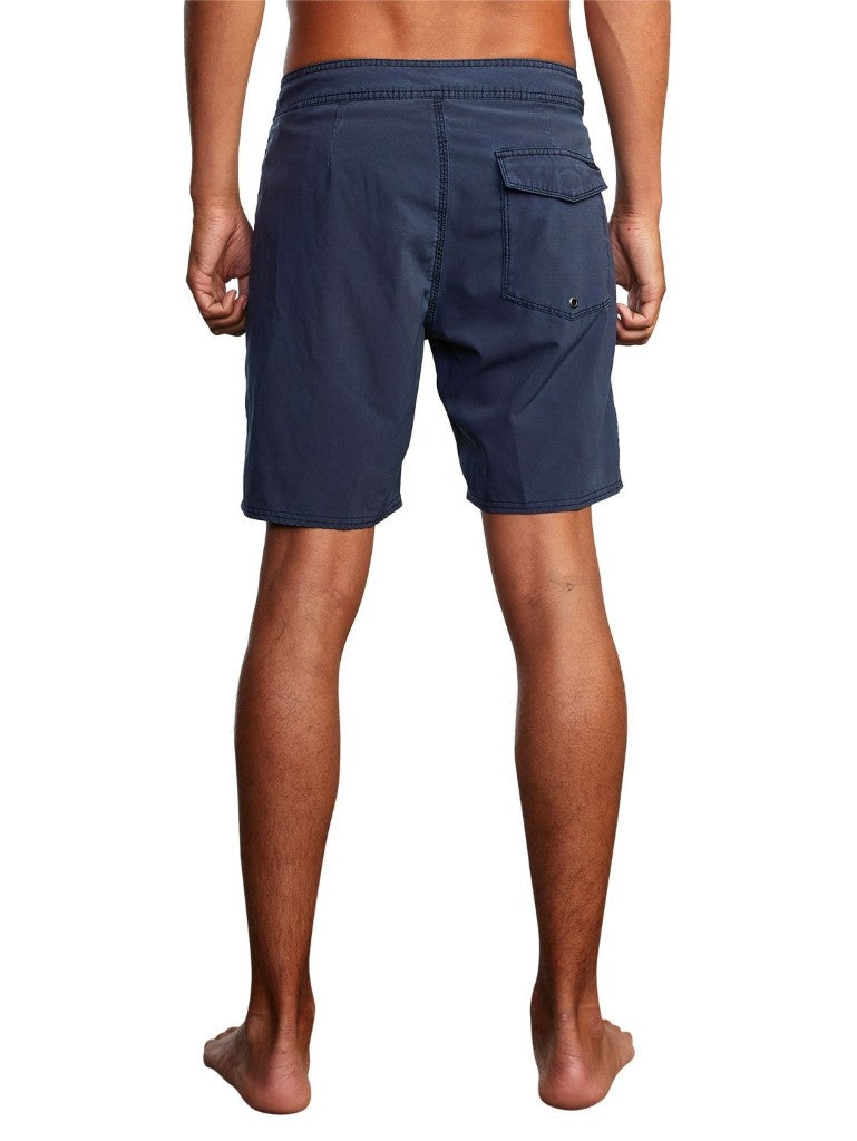 Stretch Trunk 18" Boardshorts in Moody Blue