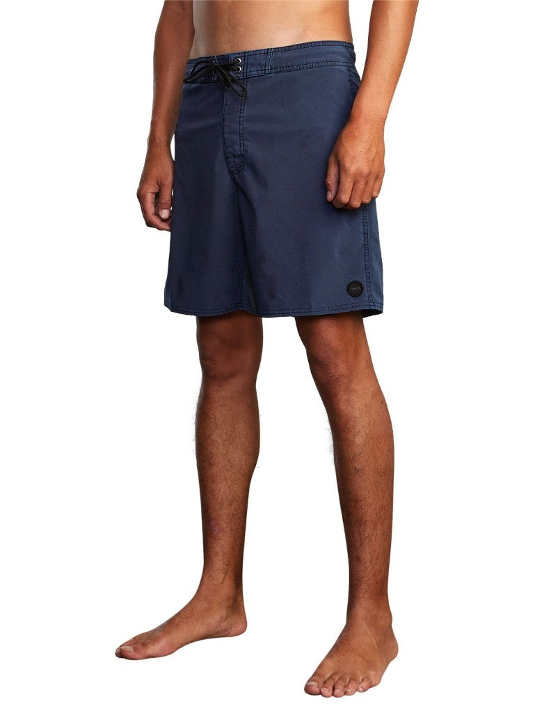 Stretch Trunk 18" Boardshorts in Moody Blue
