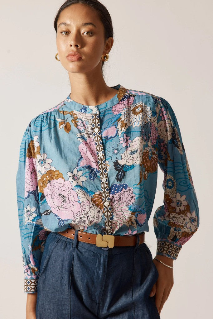 Primrose Top in Blue