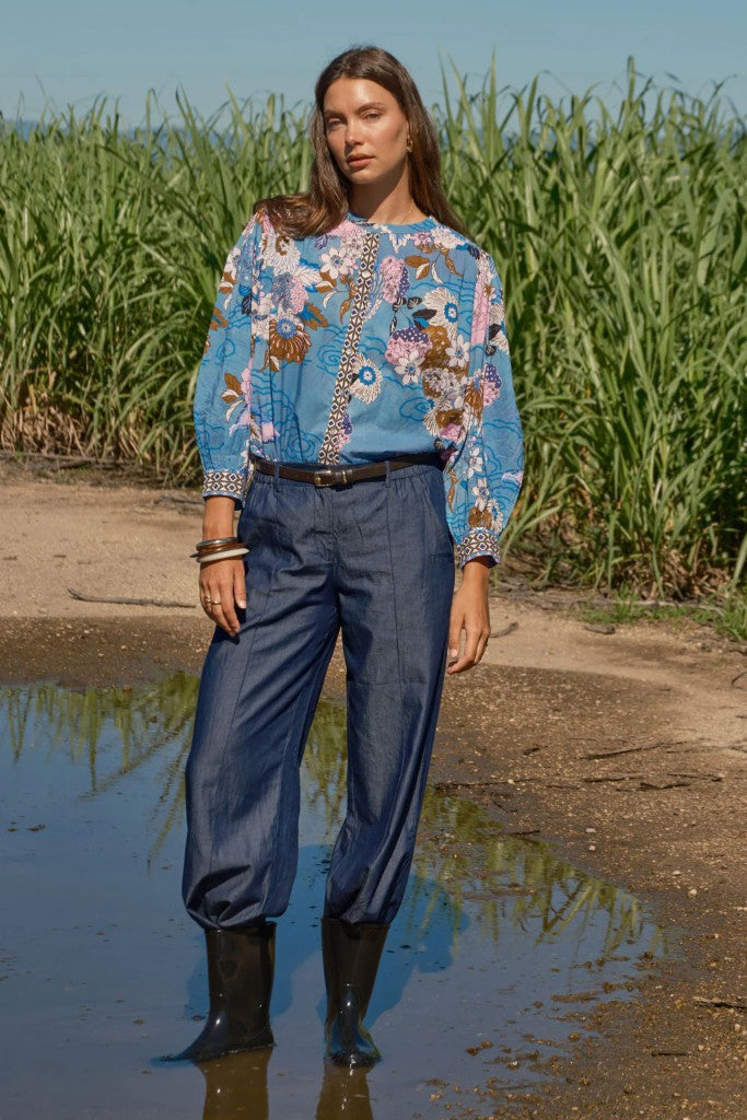 Primrose Top in Blue