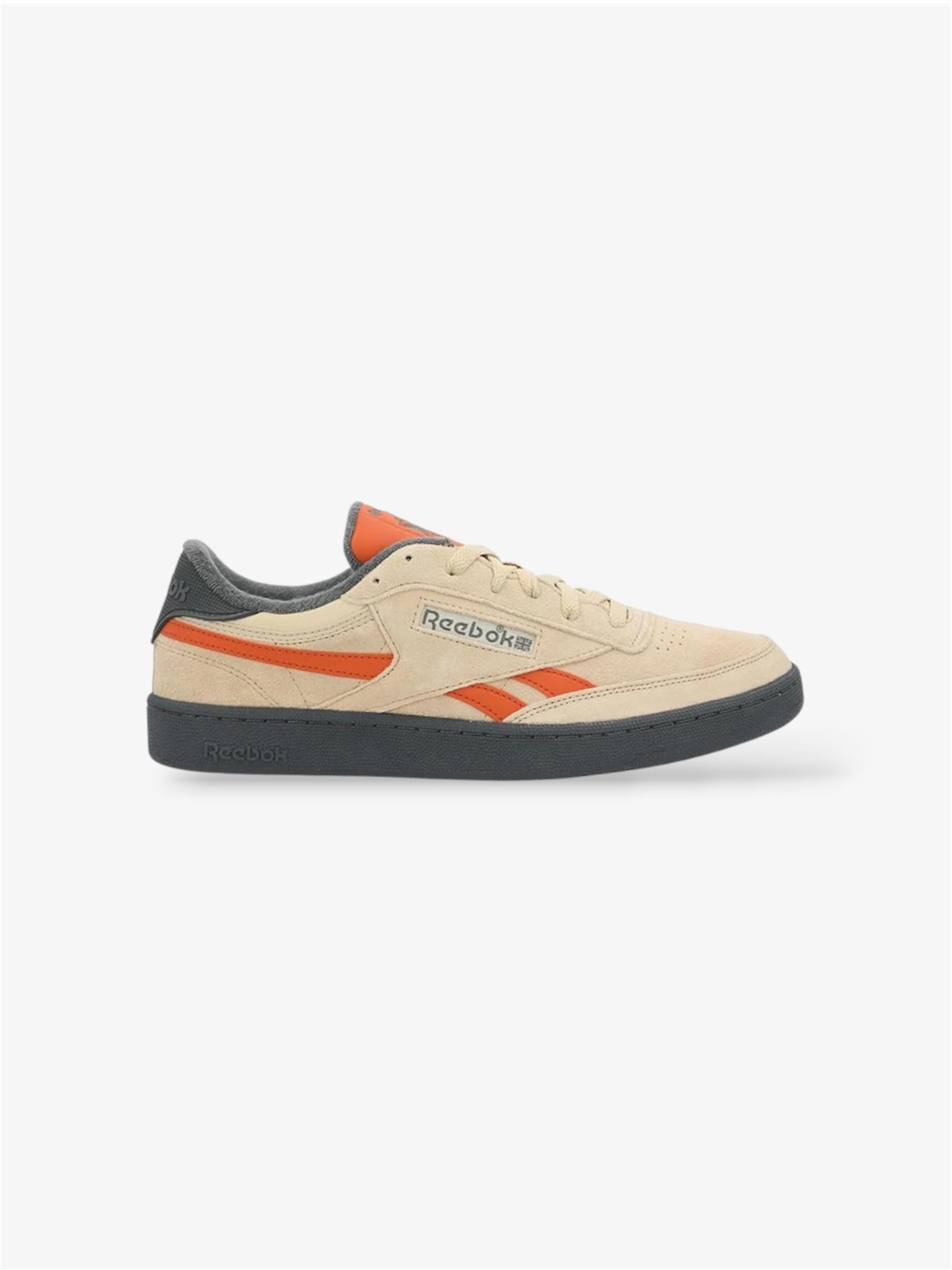 Club C Revenge Vintage Unisex Sneakers in Simple Beige / Grey / Rust Orange