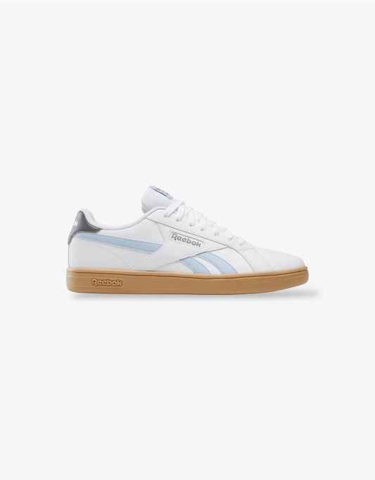 U Court Retro Sneaker in White / Y2K Blue / Gum