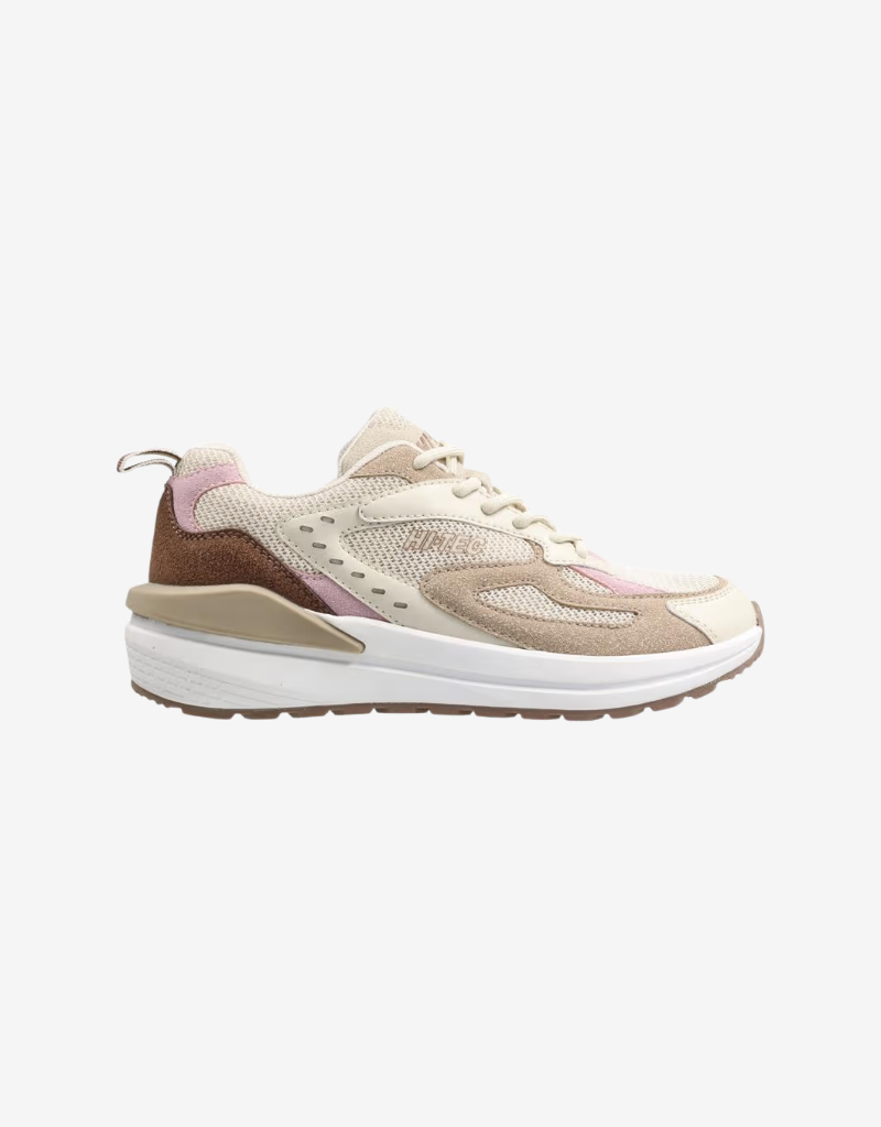 Mizu Low Cut Shoe in White / Burnish Lilac