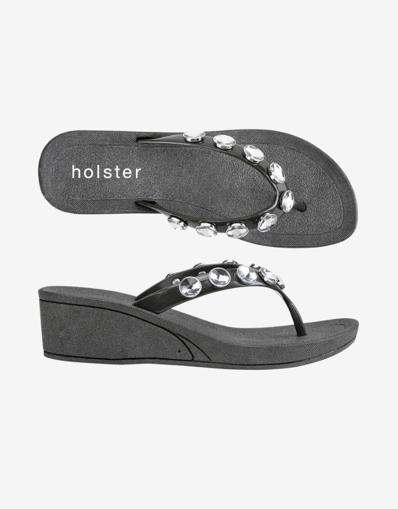Neptune Wedge in Black