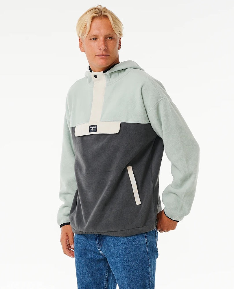 Beacon Polar Fleece Hood in Mint