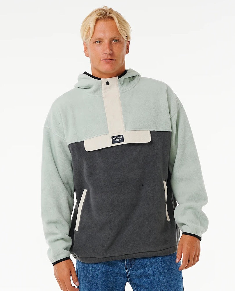 Beacon Polar Fleece Hood in Mint