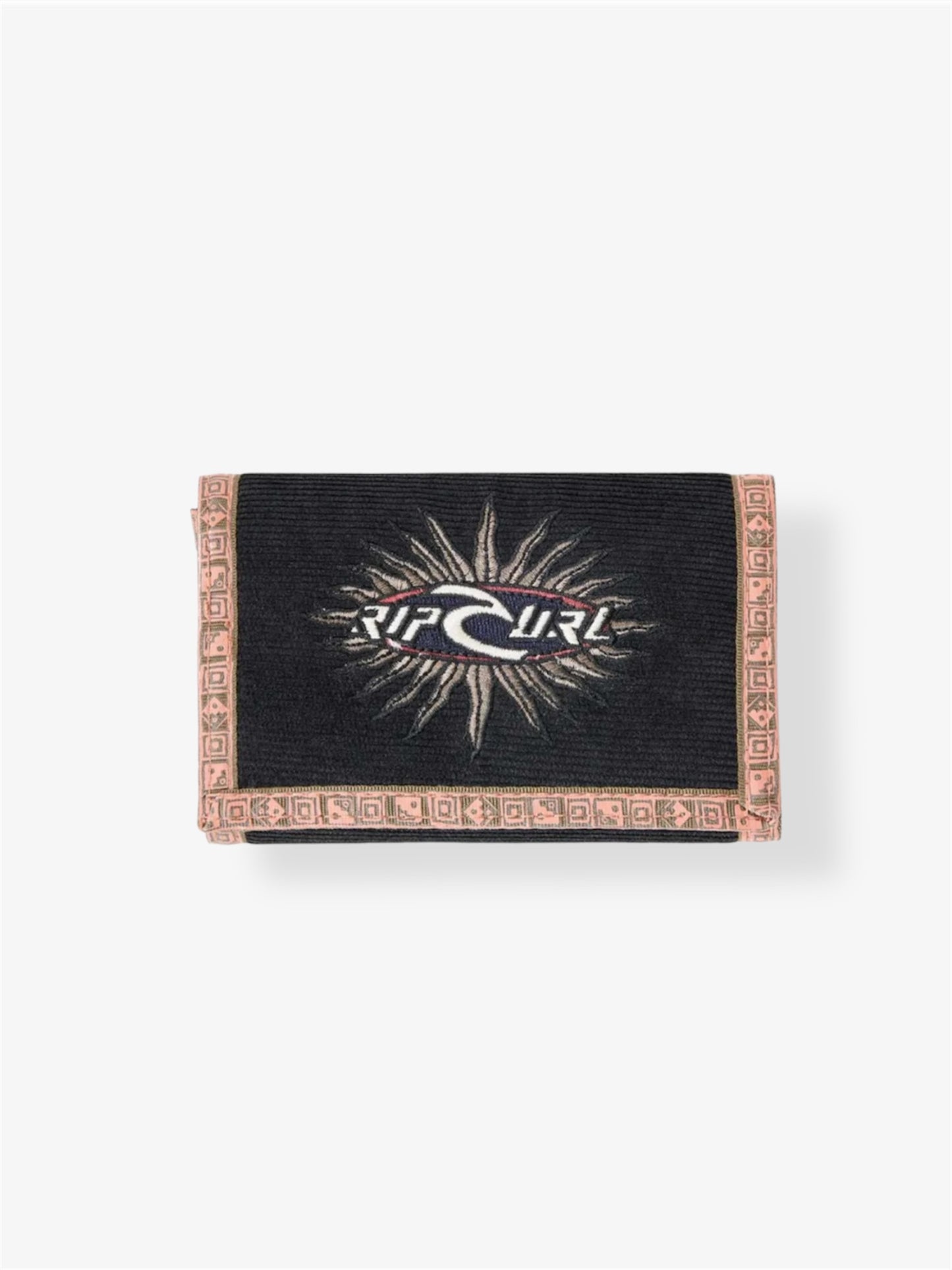 Corduroy Surf Wallet in Washed Black