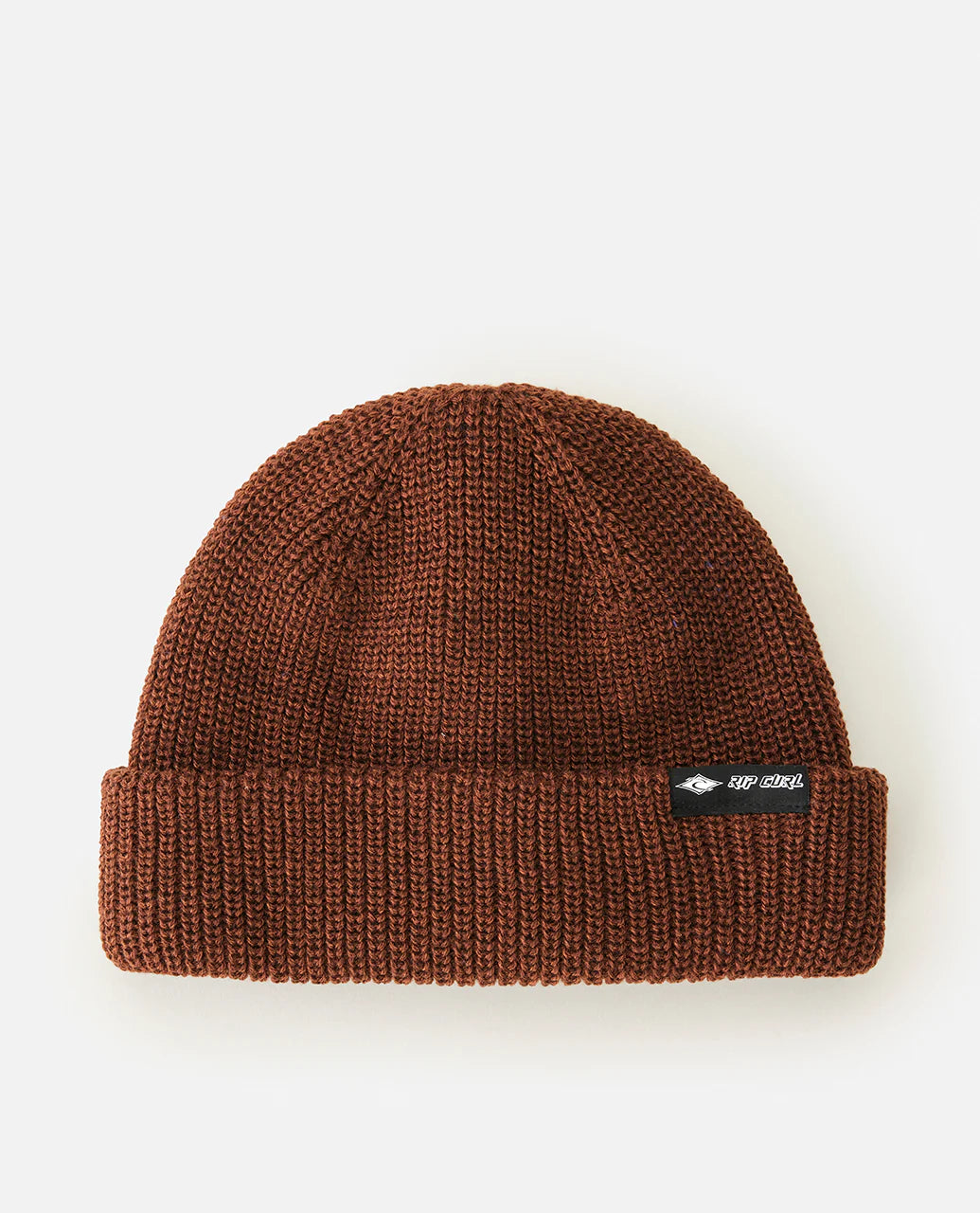 Fade Out Icon Shallow Beanie in Coffee