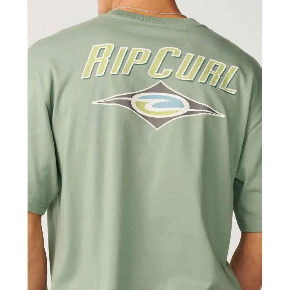 Heritage Icon Oversized Tee in Sage