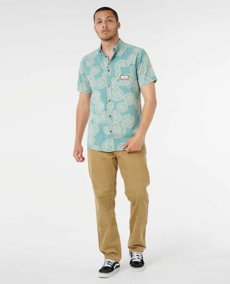 Mod Cali SS Woven Shirt in Blue