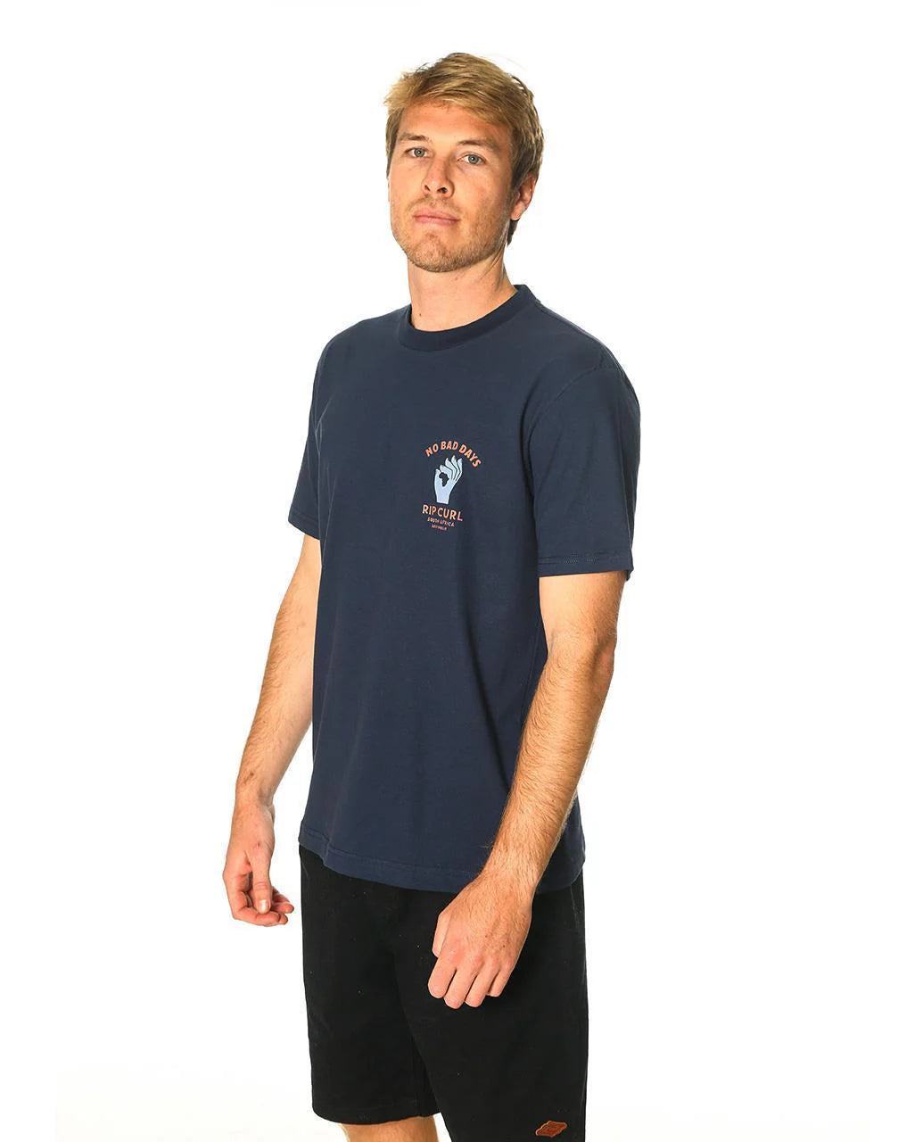 No Bad Days Tee in Navy Blazer