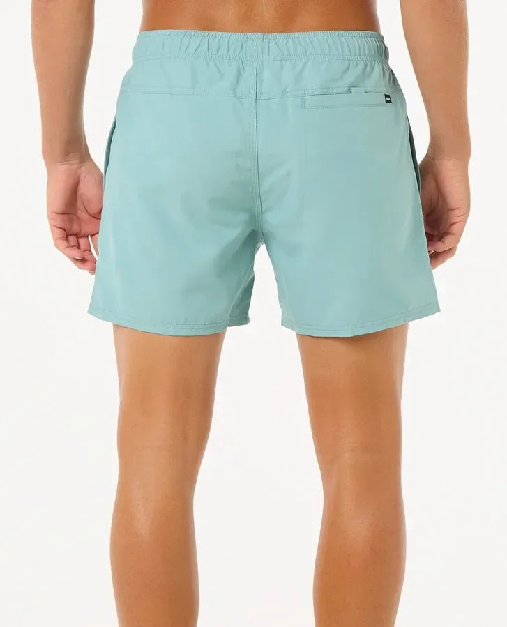 Offset Elasticated Volley in Blue Bell