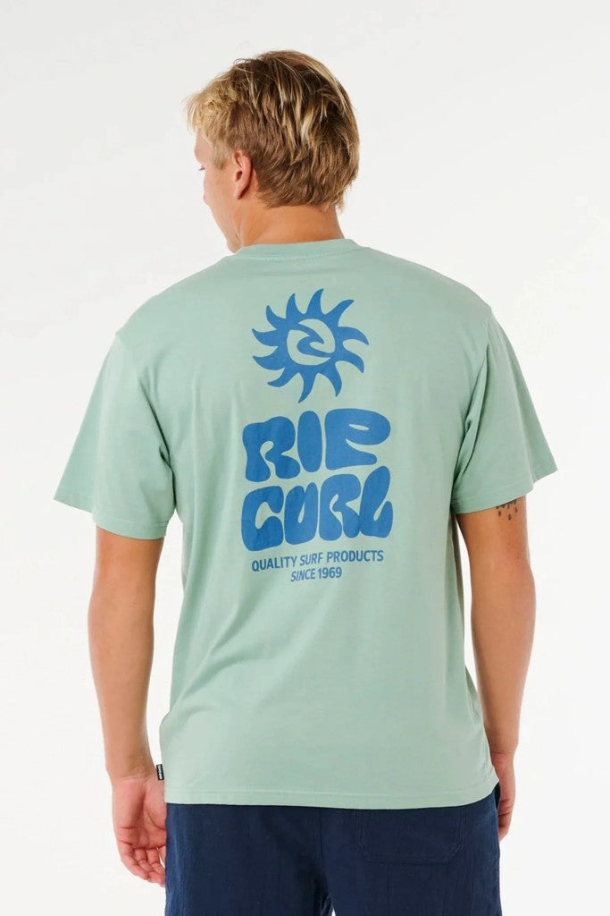 Pacific Rinse Glass Off Tee in Aloe