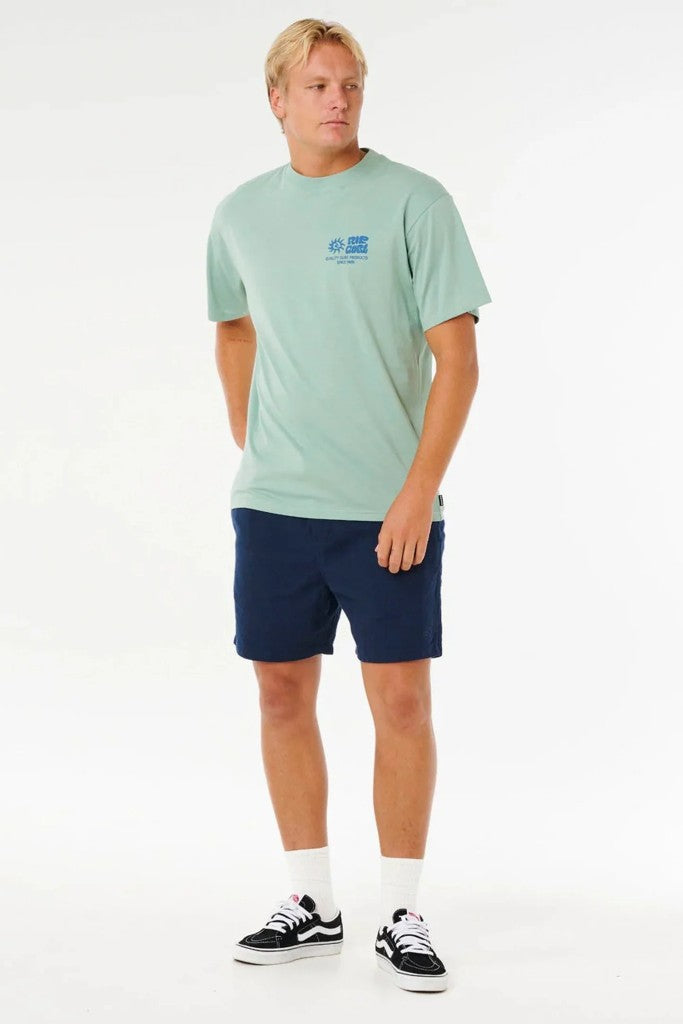 Pacific Rinse Glass Off Tee in Aloe