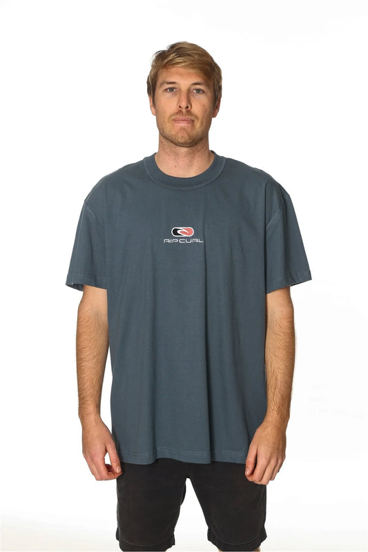 Pill Icon Oversized Tee in Slate