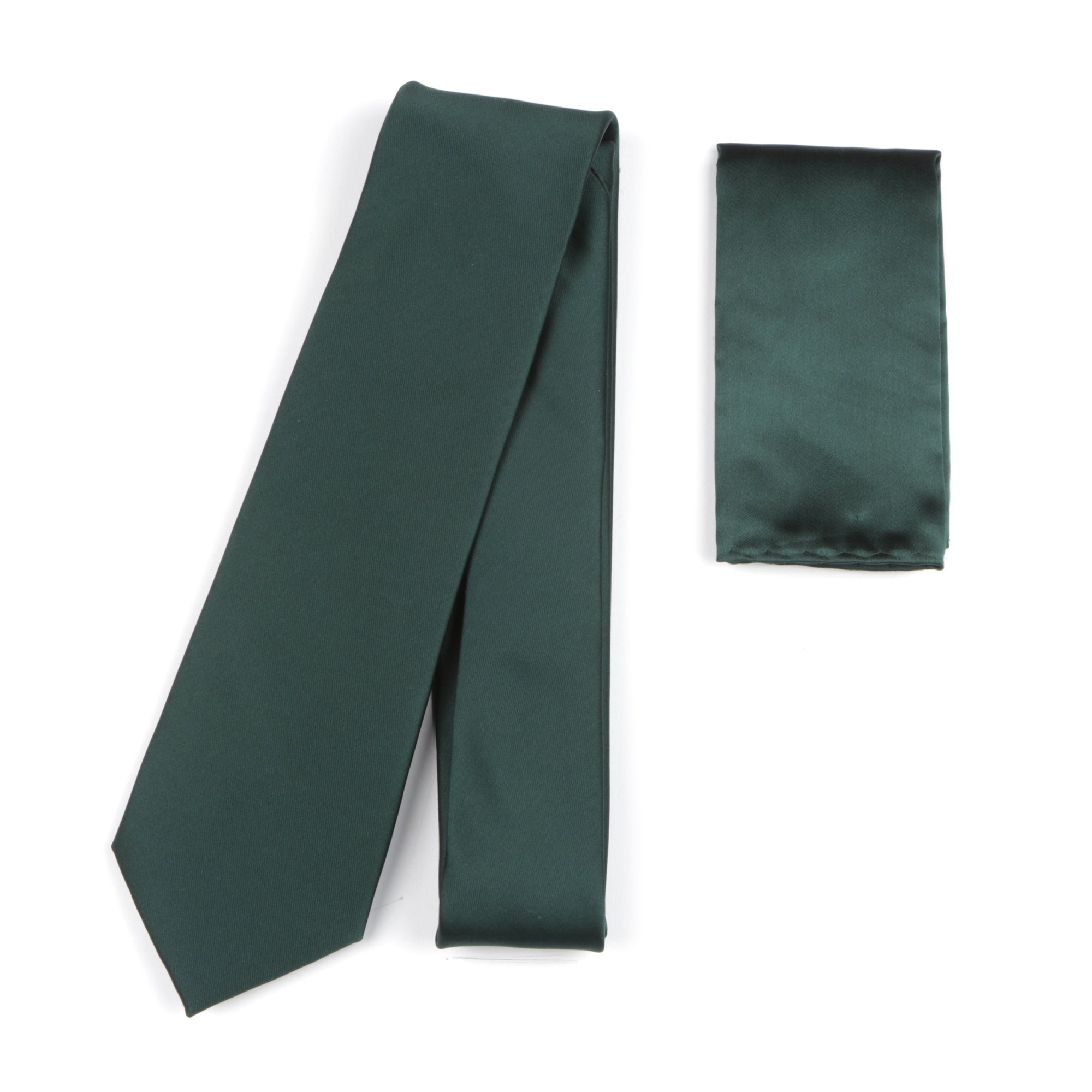 Classic Plain Tie in Bottle Green