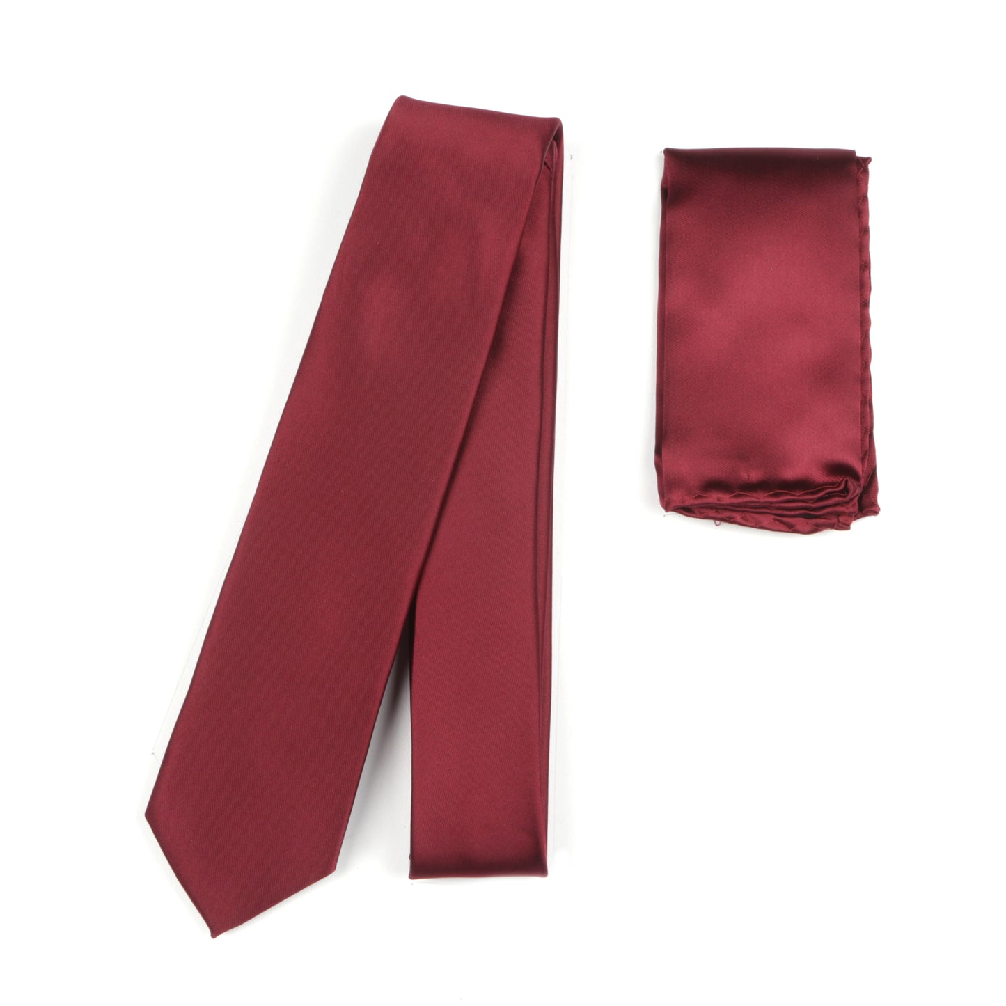 Classic Skinny Tie in Burgundy