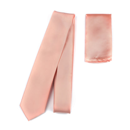 Classic Skinny Tie in Coral
