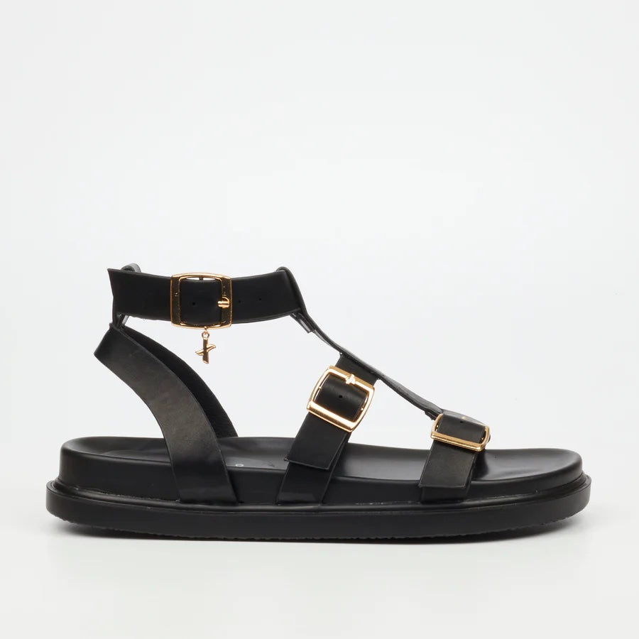 Supreme 4 Sandal in Black