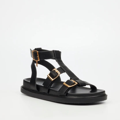 Supreme 4 Sandal in Black