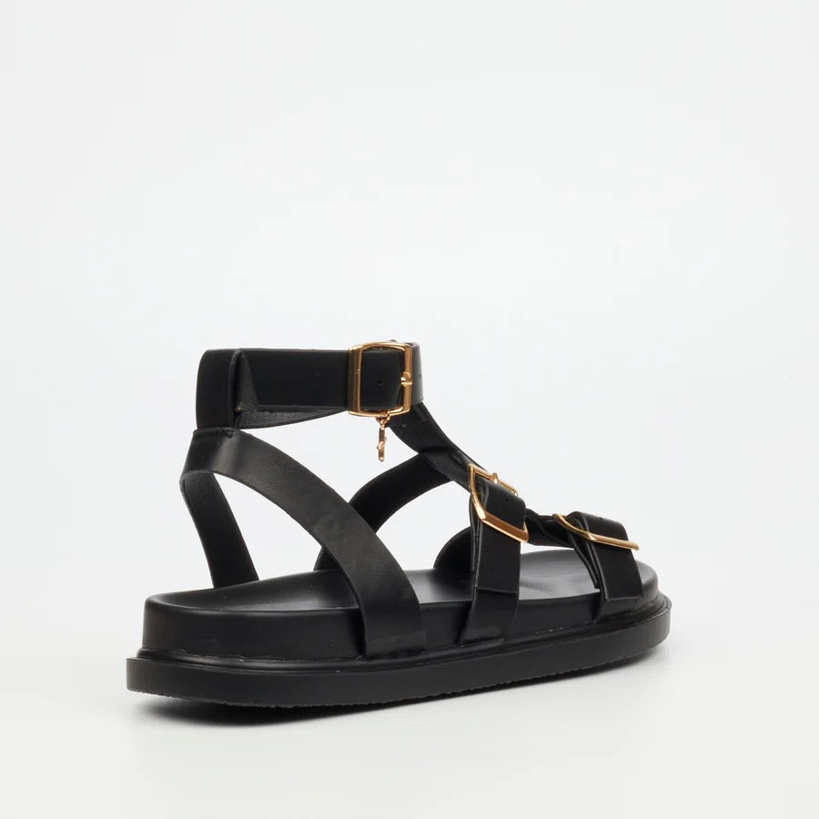 Supreme 4 Sandal in Black