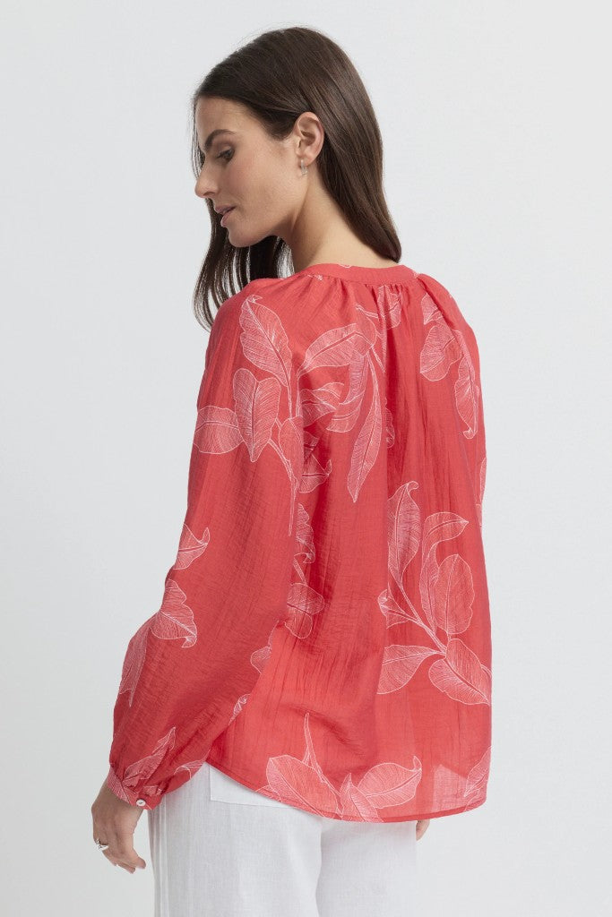 Rosella Print Blouse
