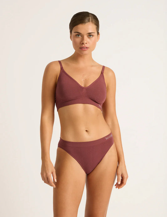 Bamboo Classic Bikini in Rosewood