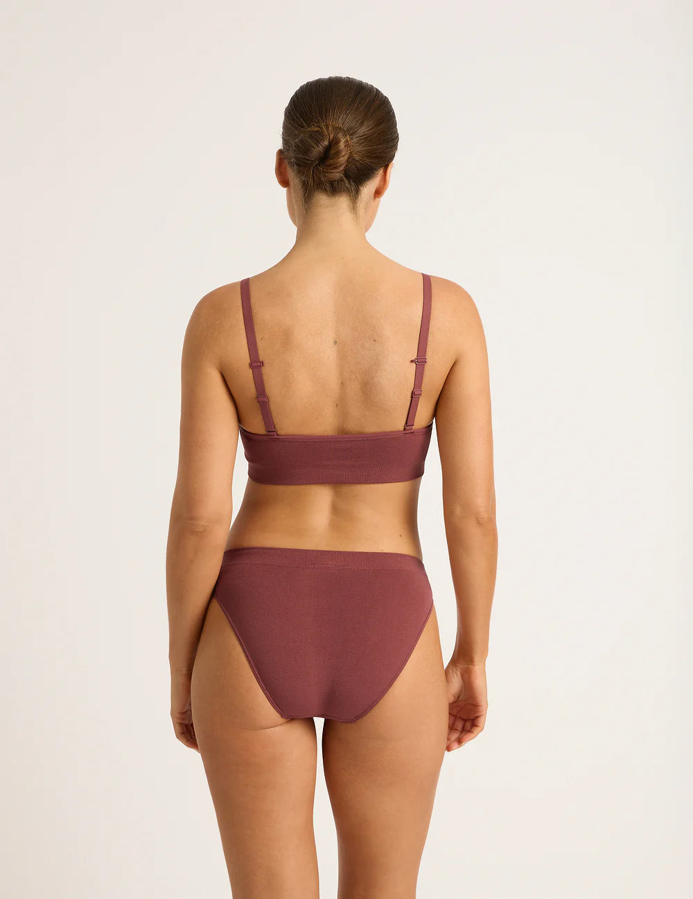 Wireless T-Shirt Bra in Rosewood