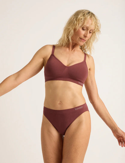Bamboo Classic Bikini in Rosewood