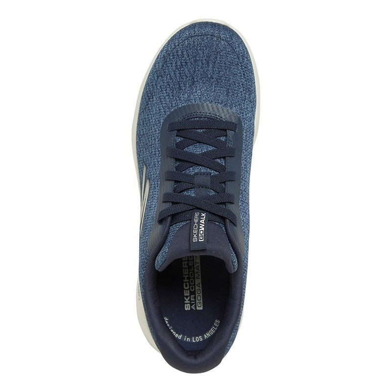 Go Walk Max Midshore Trainers in Navy