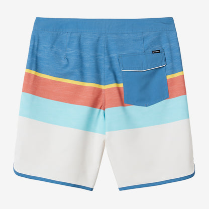 Lennox Scallop 19" Boardshort in Copen Blue