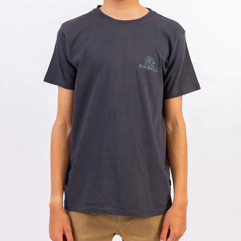 Skeg Tee in Pirate Black
