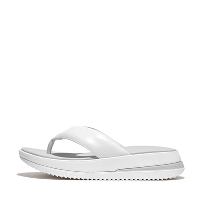 Lulu Surff Leather Urban White Sandal