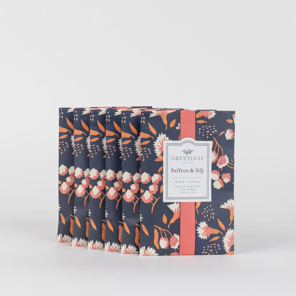 Saffron & Silk Scented Sachet