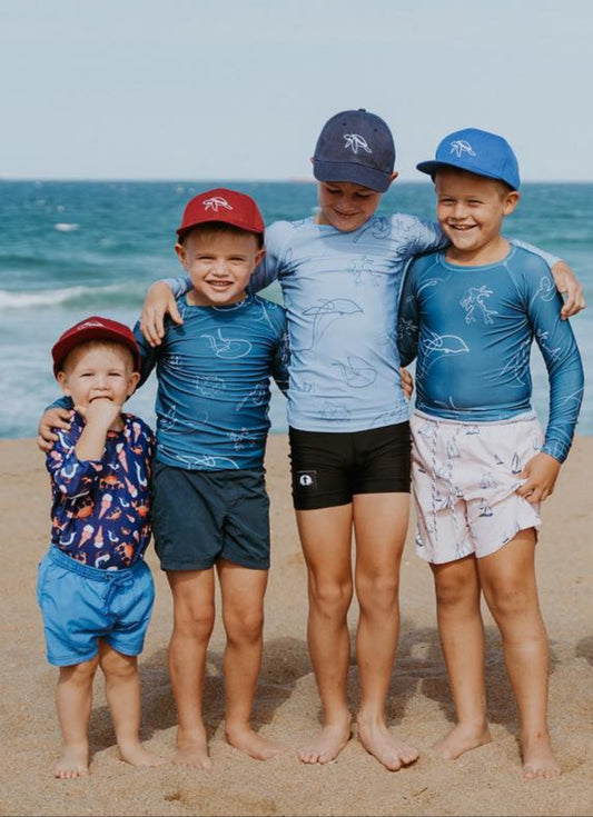 UV Protected Sea Dreaming Kids Rash Vests