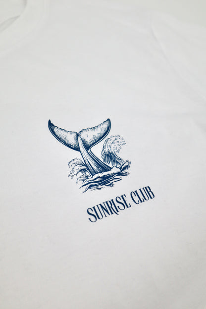 Sunrise Club Tee in White