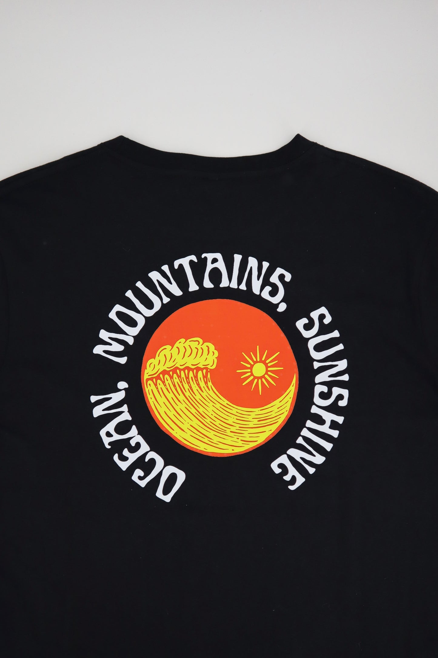 Yin Yang Tee in Black