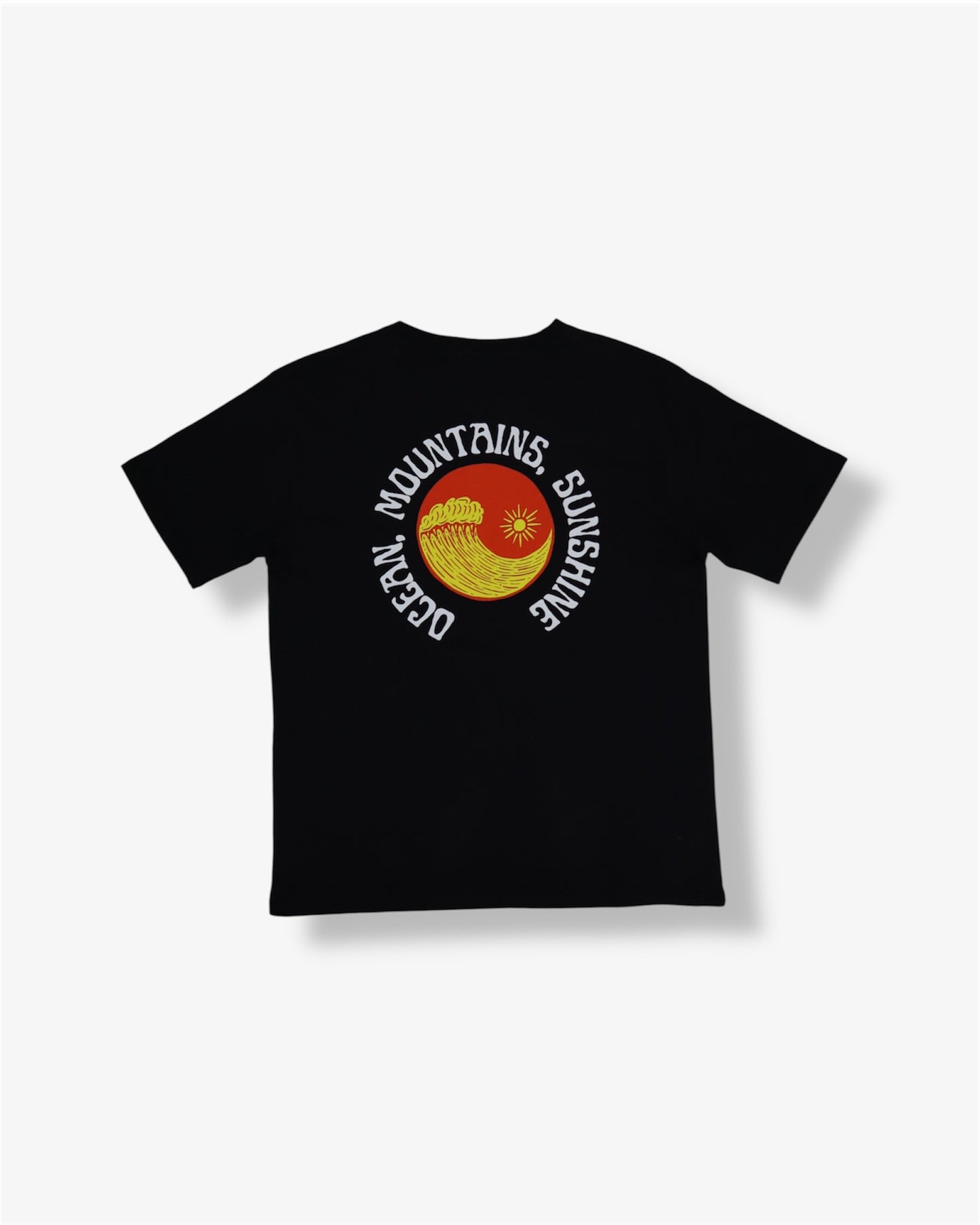 Yin Yang Tee in Black
